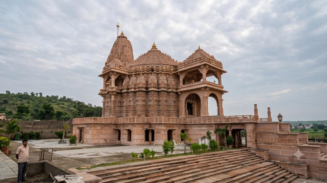Carved Stone Torana & Entrance Porch - Kundan Shilp